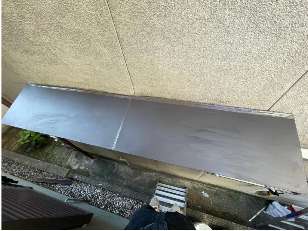 庇屋根板金工事